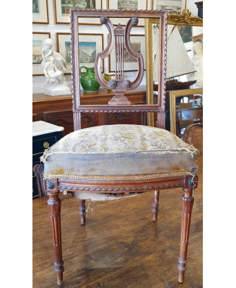 A pair of Louis XVI Hallway Chairs