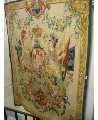 A large Aubusson Wall Tapestry