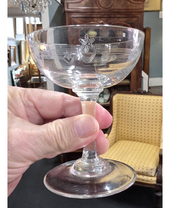 A set of 10 Champagne Coupes