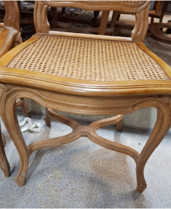 A set of 12 Louis XV Dining Chairs A set of 12 Louis XV Dining Chairs
