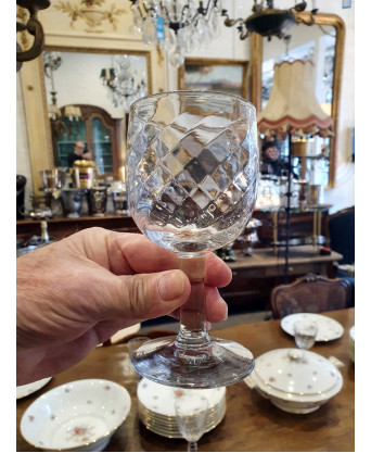 A set of 6 French Wine Glasses A set of 6 French Wine Glasses