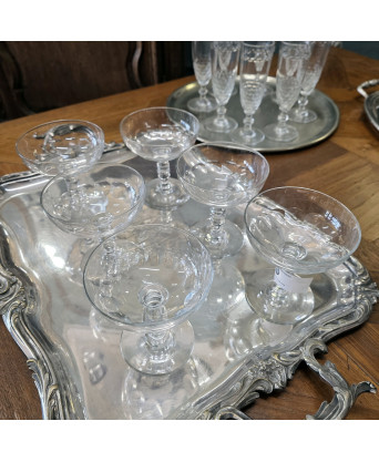 A set of 6 Champagne Coupes A set of 6 Champagne Coupes