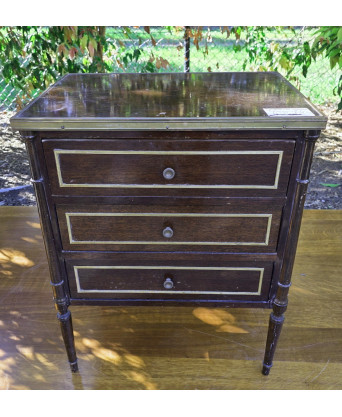 A Louis XVI Bedside Table 