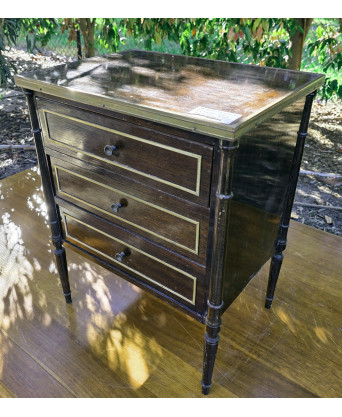 A Louis XVI Bedside Table 