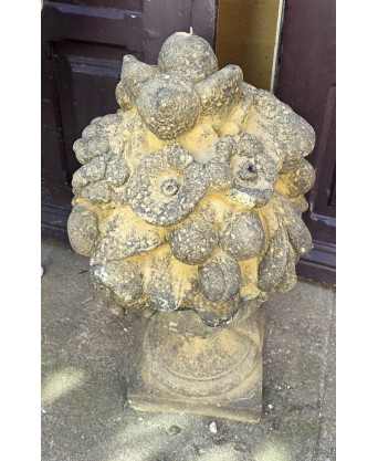 A French Fruit Pile Finial A French Fruit Pile Finial