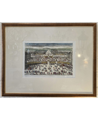 A set of 4 French 'Vues d’Optique' Prints A set of 4 French 'Vues d’Optique' Prints