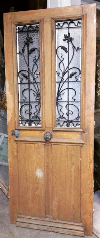 A French Art Nouveau Entrance Door