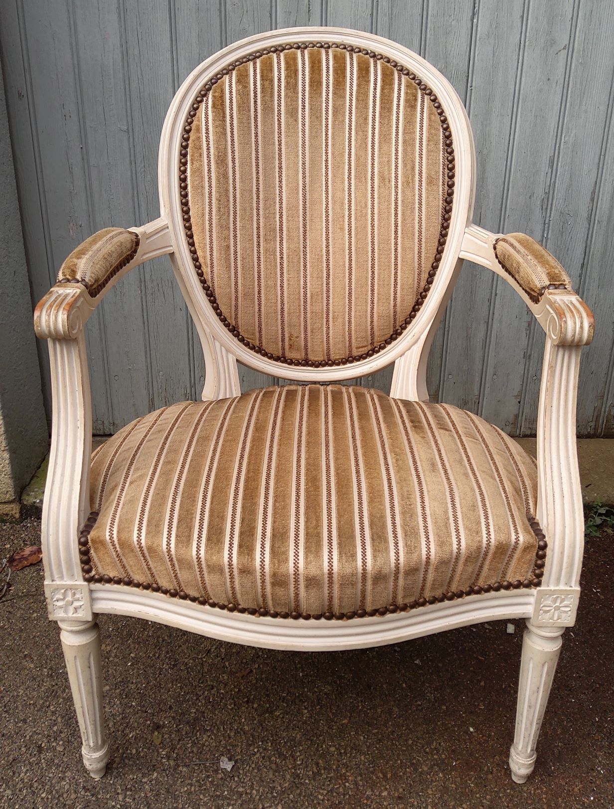 A pair of Louis XVI Armchairs