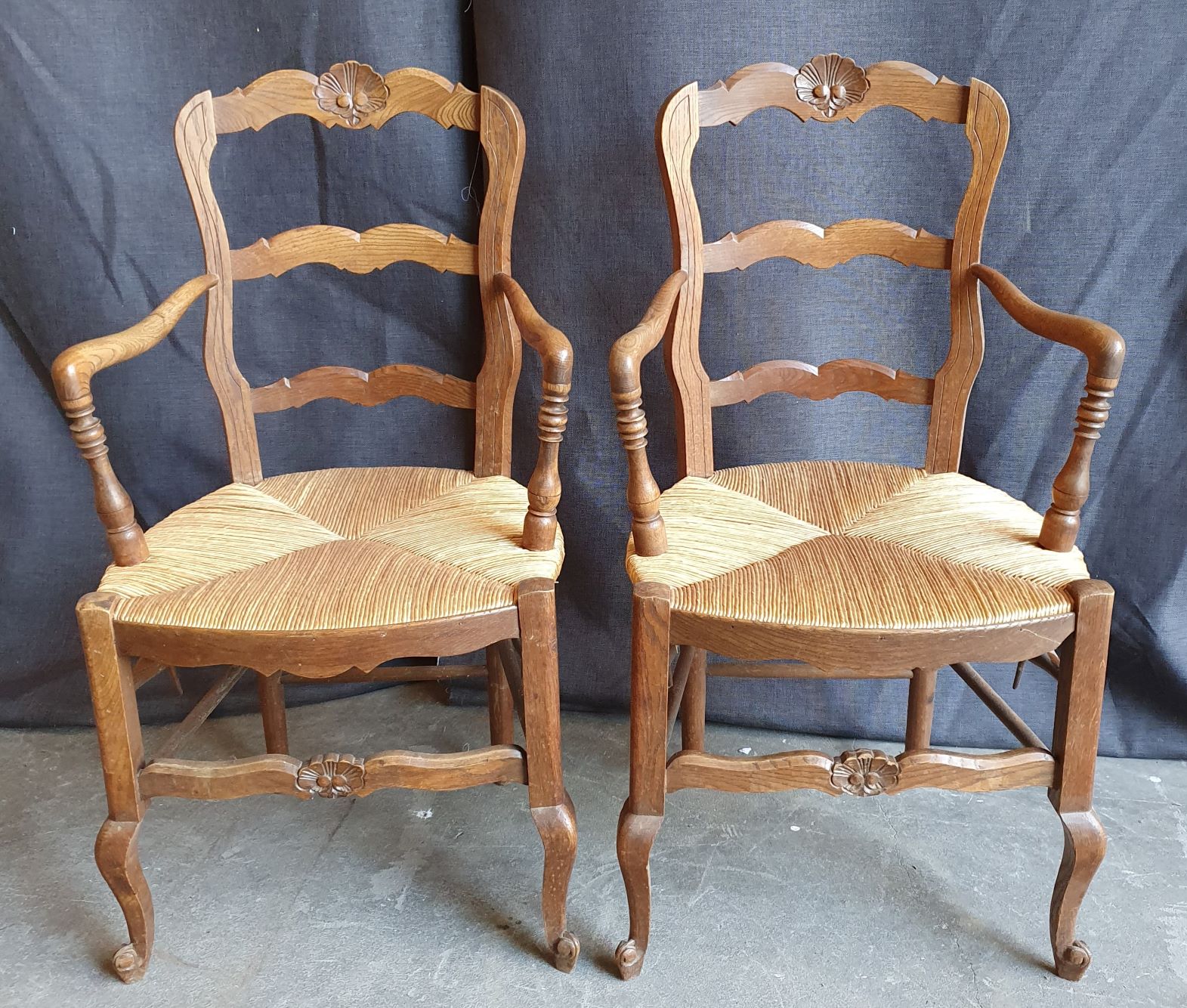 A Pair of French Provincial Armchairs