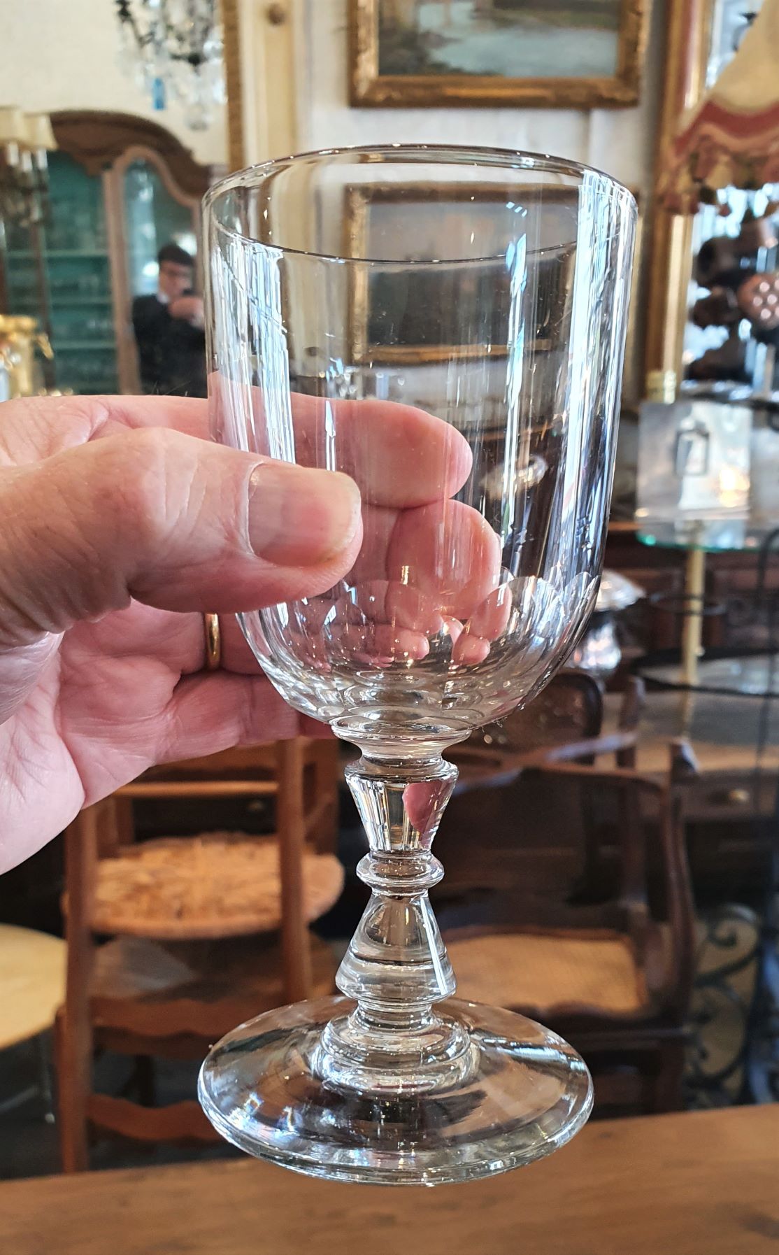 A set of 10 French Wine Glasses
