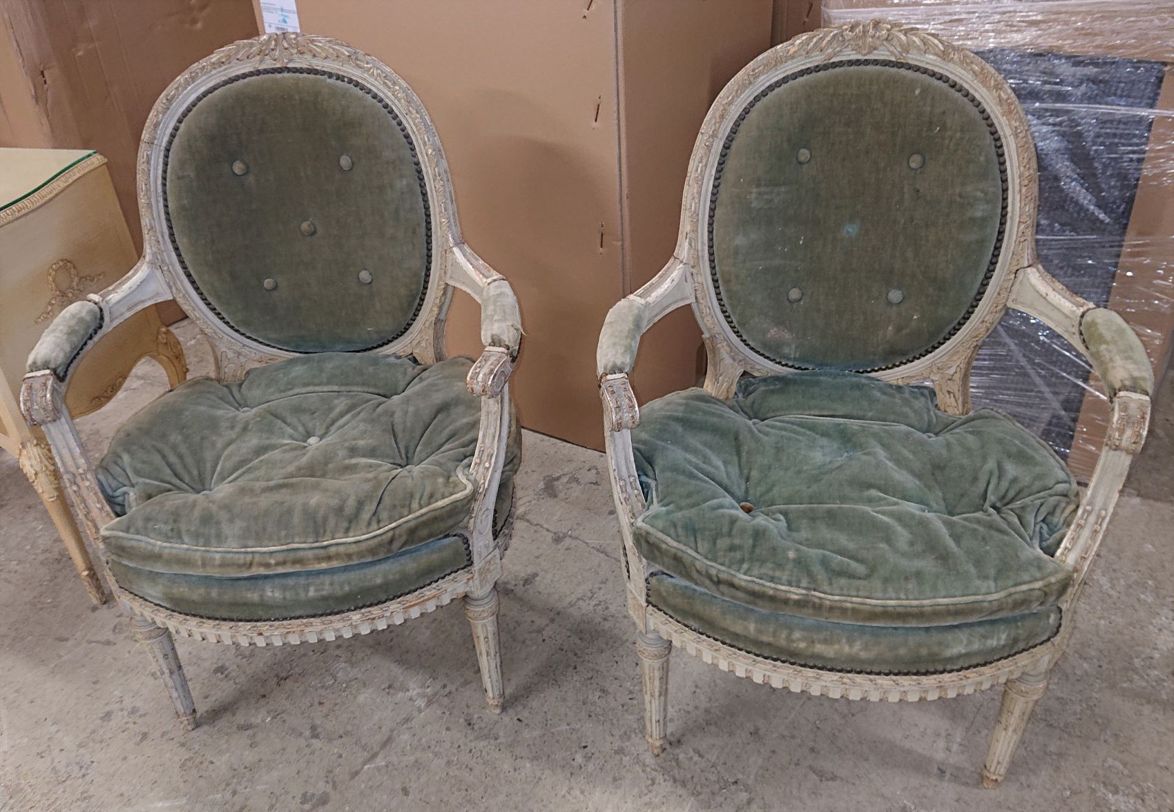 A pair of 18th Century Armchairs