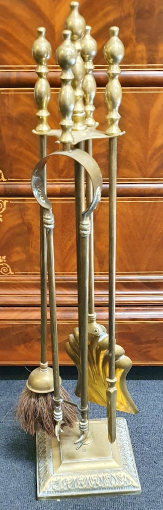 A set of French Fireplace Tools
