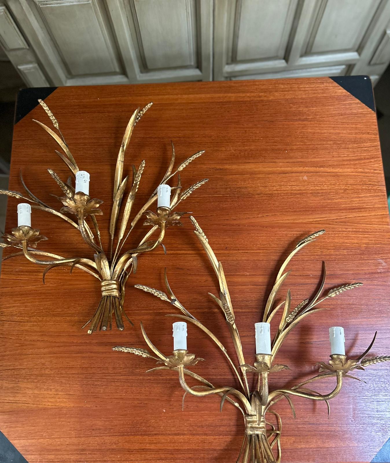 A pair of French 'Wheat' Lights