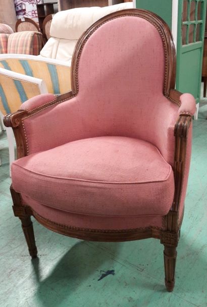 A pair of Directoire style Bergere Armchairs