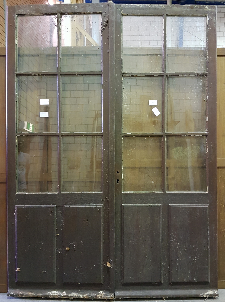A pair of French Glazed Doors