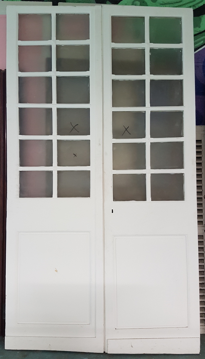 A pair of French Glazed Doors