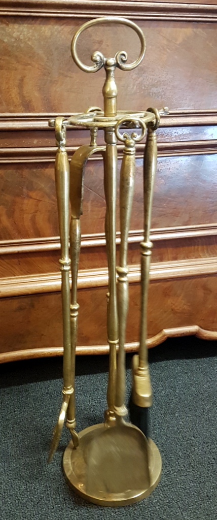 A set of French Fireplace Tools