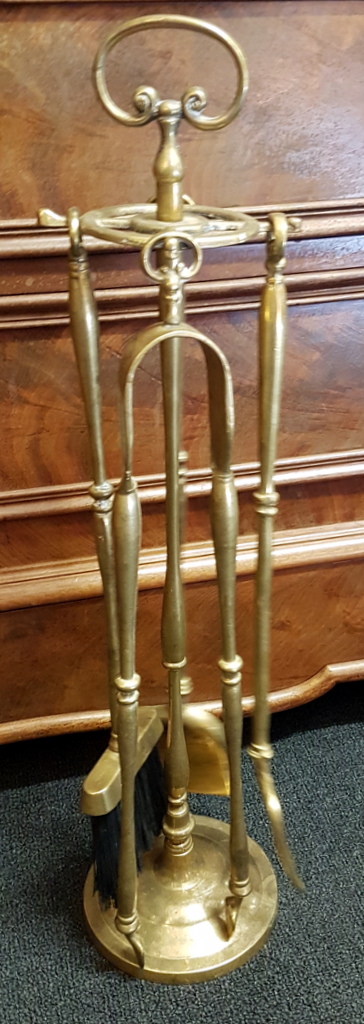 A set of French Fireplace Tools