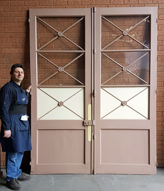 A Large Pair of French Doors