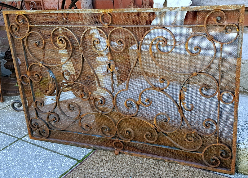 A French Scroll-work Grille