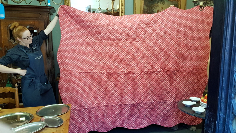 A King-size Hand-stitched Quilt