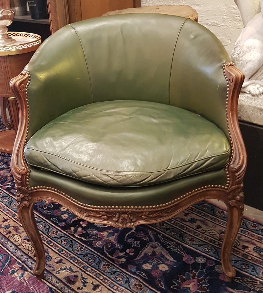A French "Bergere en Gondole" Armchair