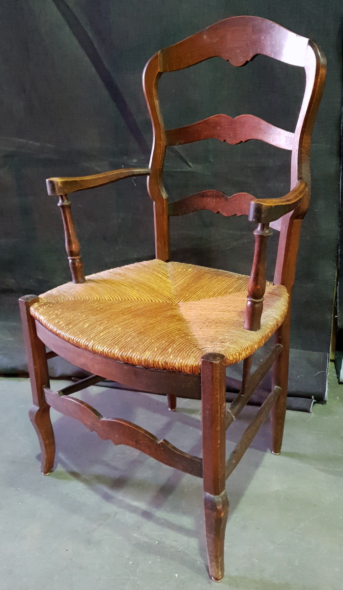 A pair of French Provincial Armchairs