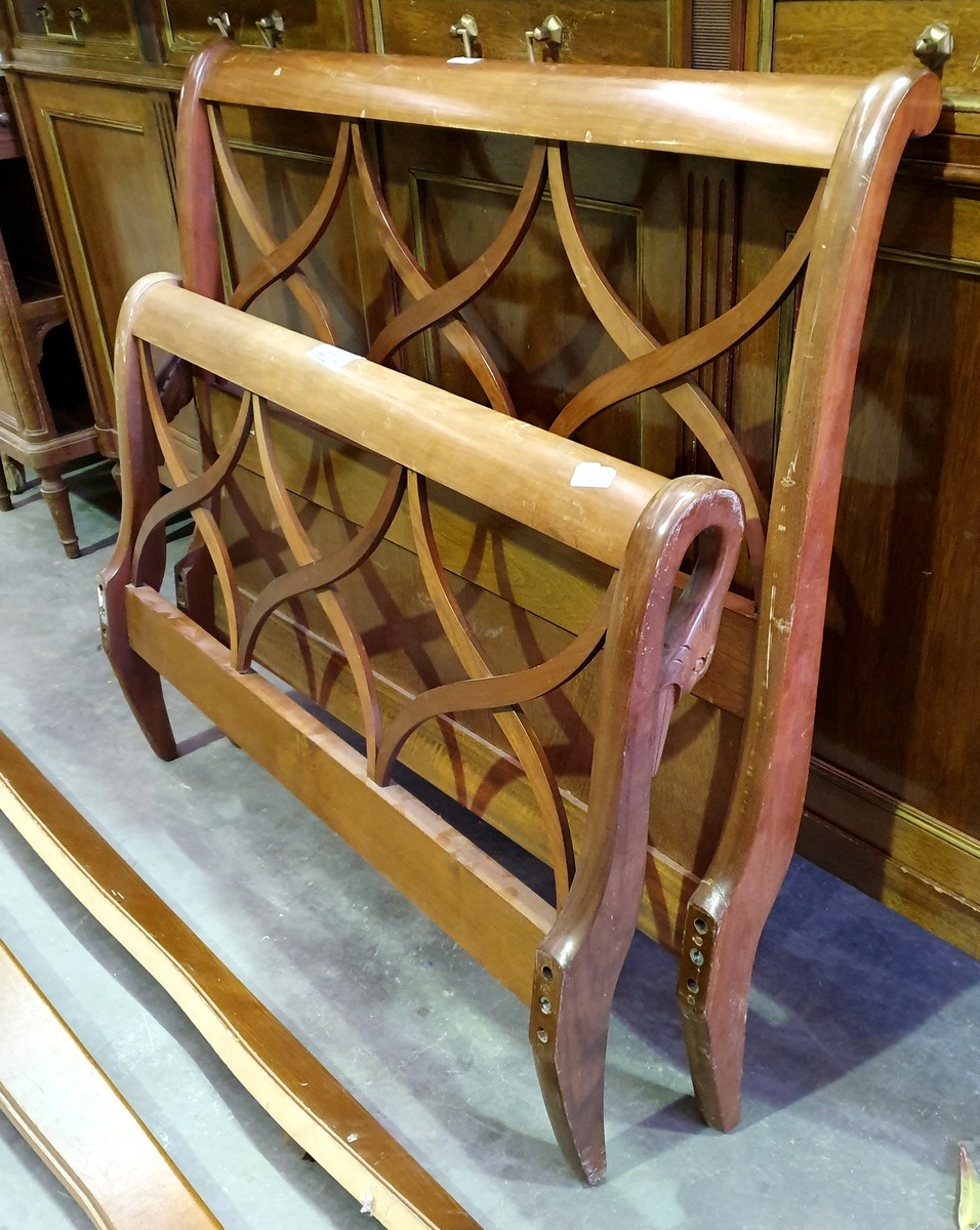 A Directoire Sleigh Bed