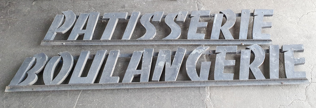 A French Patisserie/ Boulangerie Shop Sign