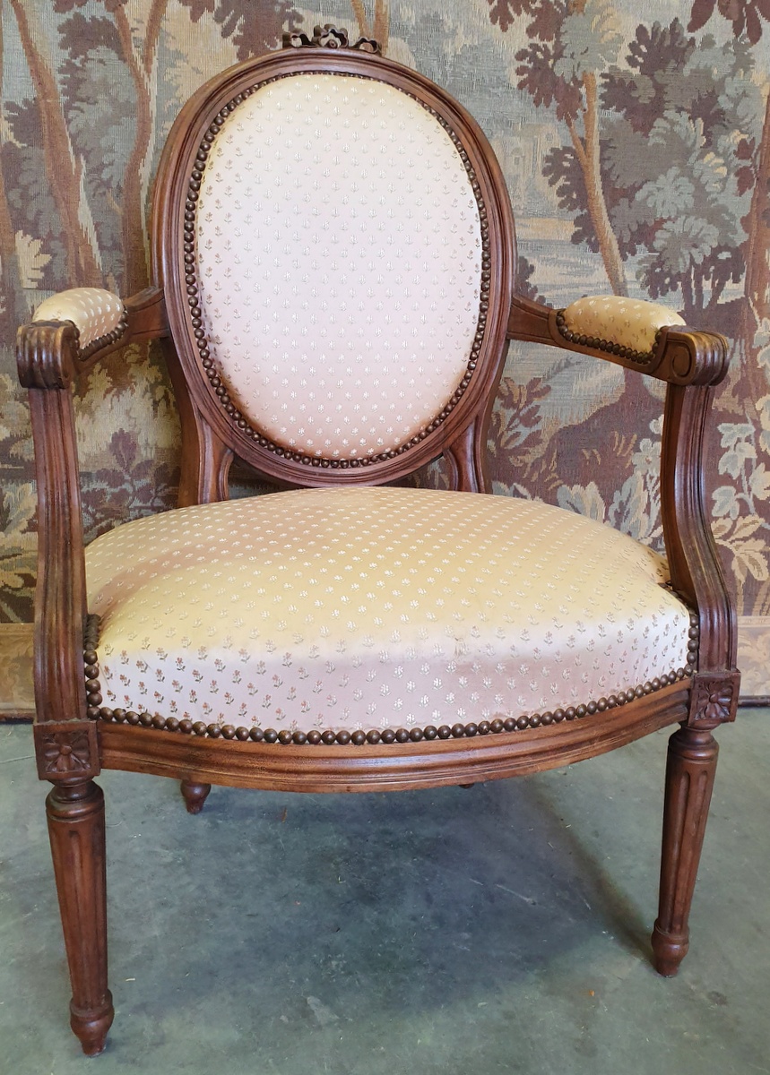 A pair of Louis XVI Fauteuils