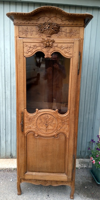 A Normandy Vitrine Bookcase
