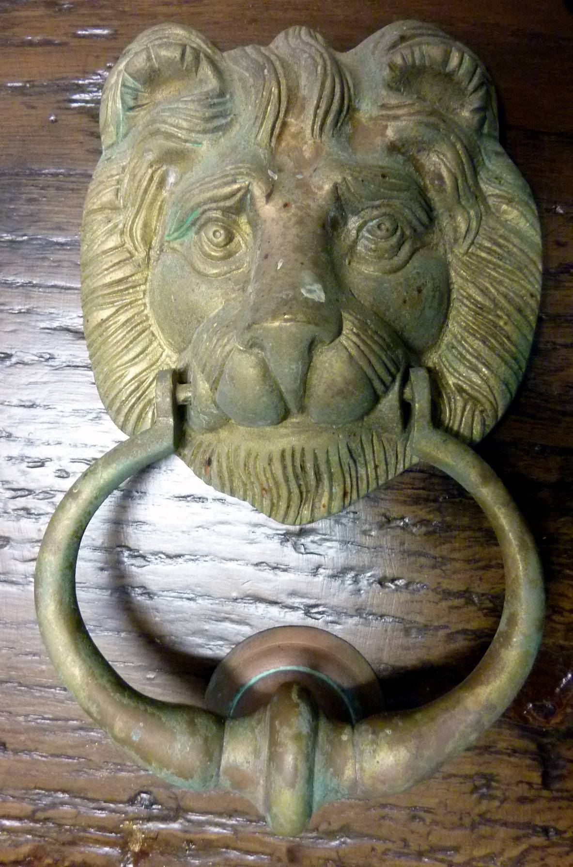 A Lions Head Door Knocker