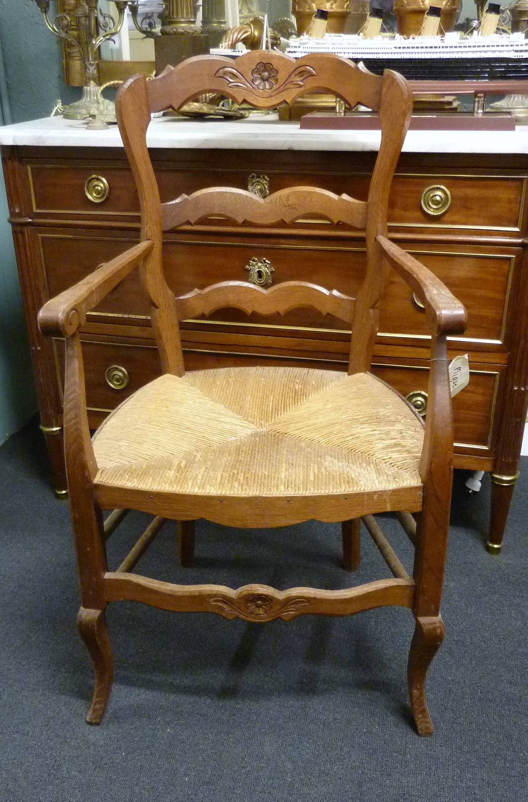 A pair of French Provincial Armchairs