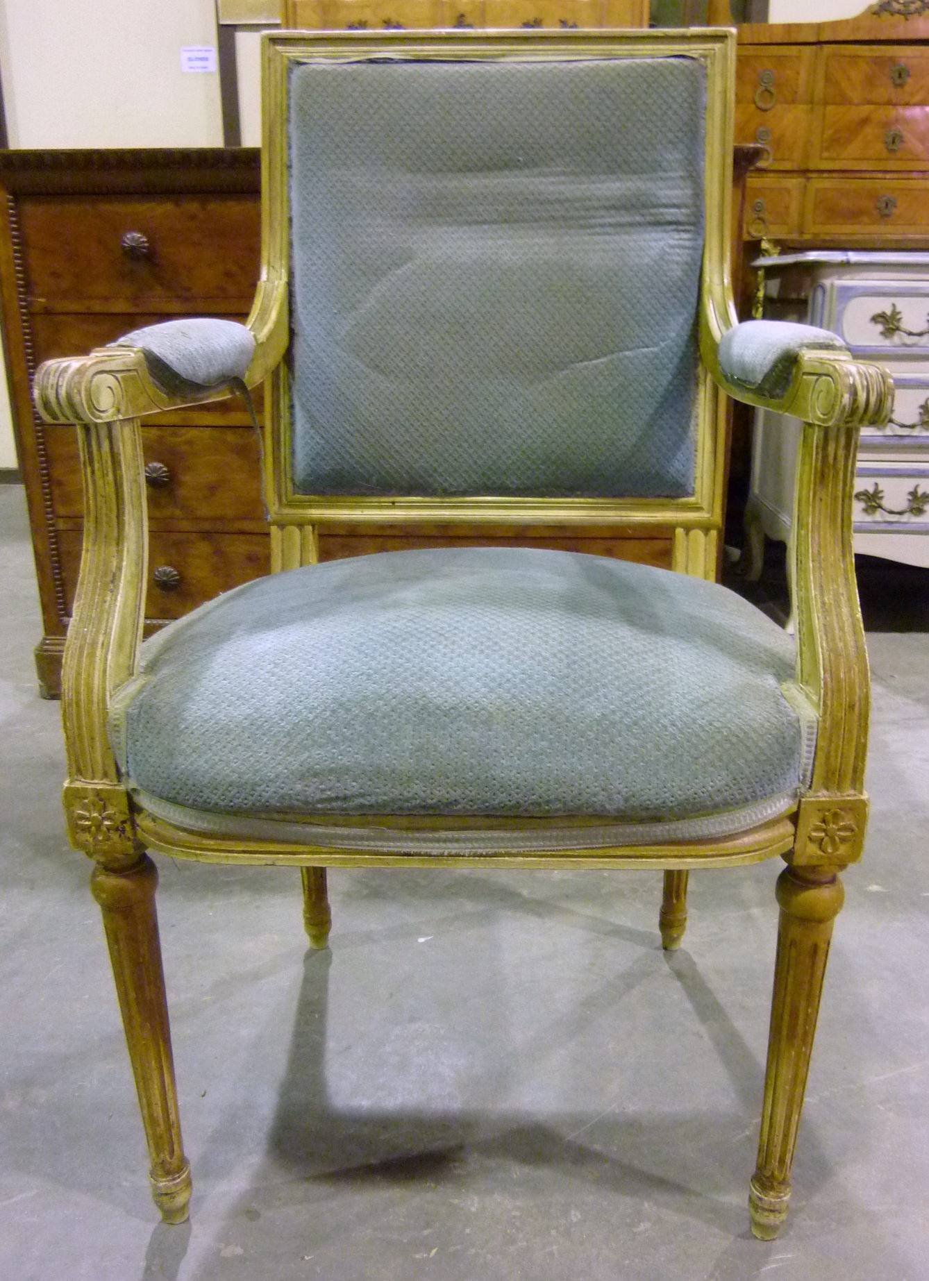 A pair of Louis XVI Armchairs