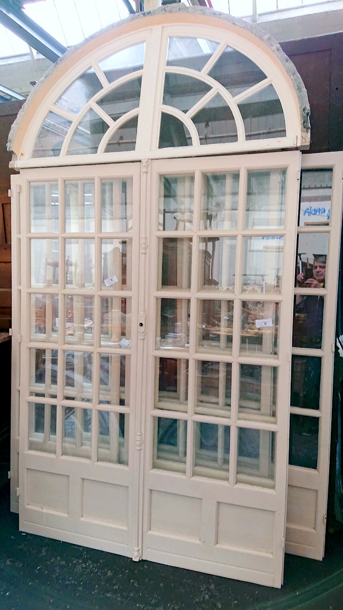 A lot of Four Arched French Doors