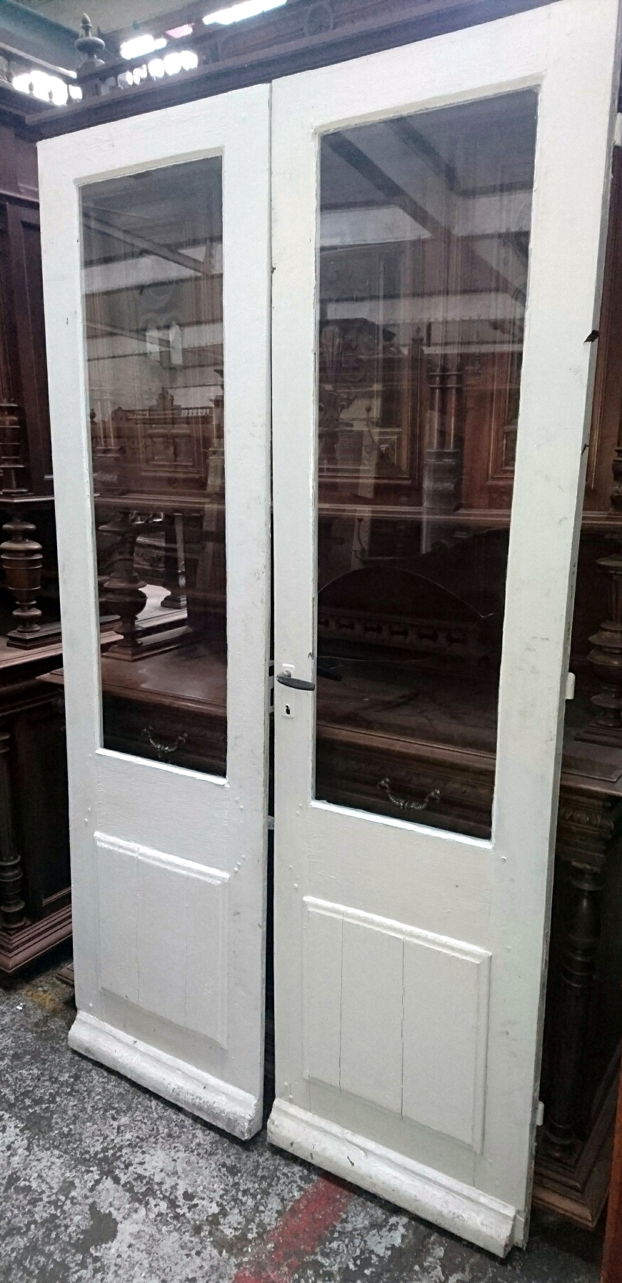 A pair of French Glazed Doors