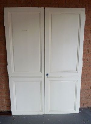 A pair of internal doors.