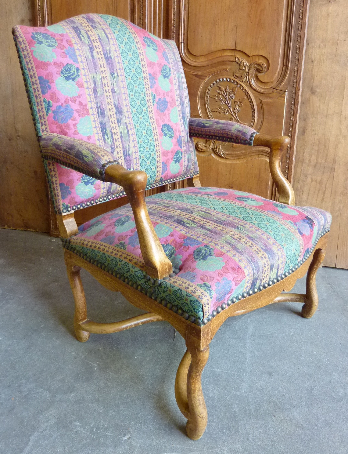 A pair of French Regence Armchairs