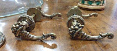 A Pair of Cornucopia Italian Handles