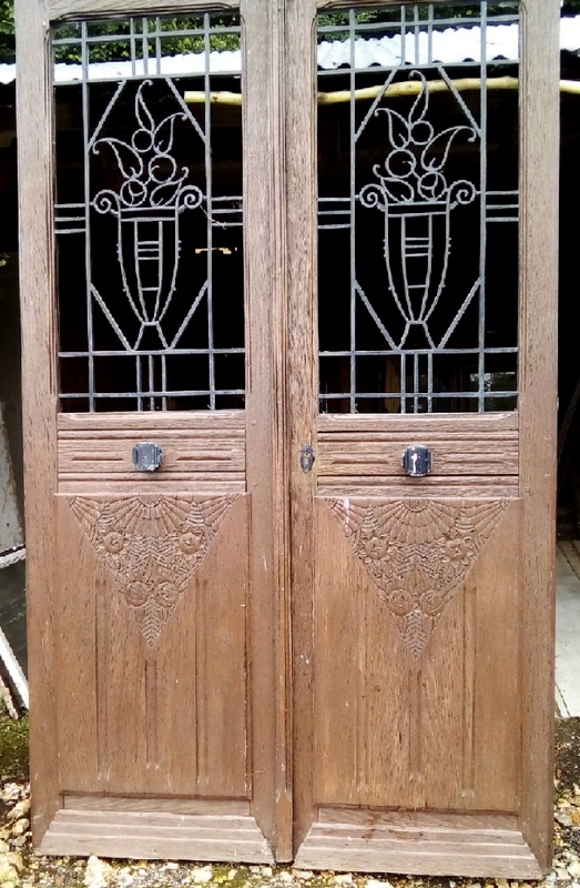 A French Art Deco Double-Door