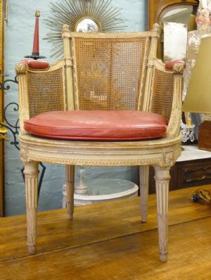 A Louis XVI Corbeille Armchair